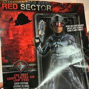 Disguise Red and Black Exo SWAT Kids Costume